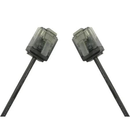 Super Cienki Patch Cord Cat6 U/utp 2m Czarny 100% Miedzi